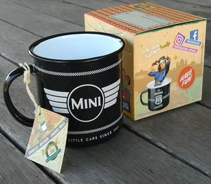 Mug Enamel - Mini Cooper