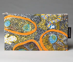 Cotton Zip Bag by Elaine Lane