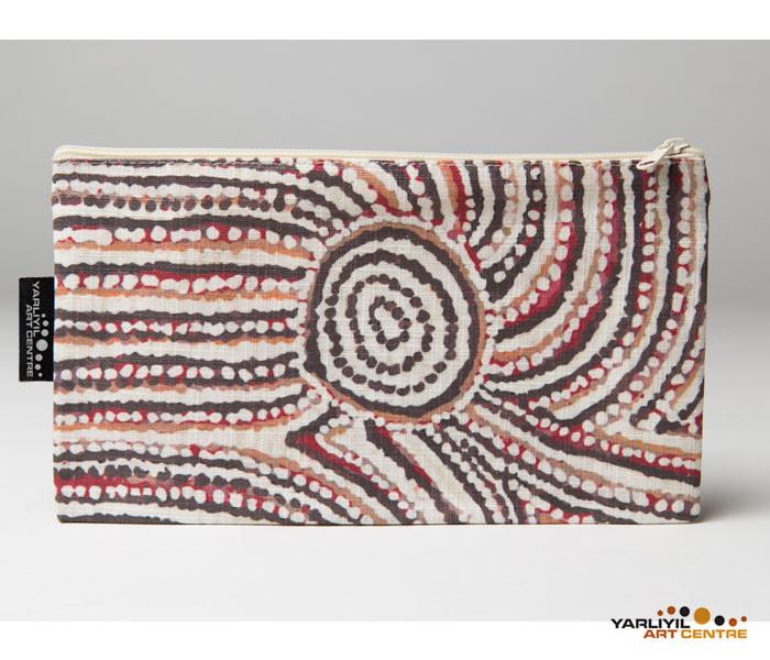 Cotton Zip Bag by Lulu Trancollino