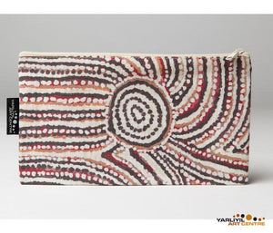 Cotton Zip Bag by Lulu Trancollino