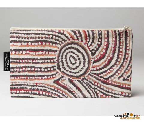 Cotton Zip Bag by Lulu Trancollino