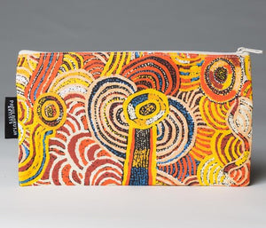 Cotton Zip Bag by Nora Davidson