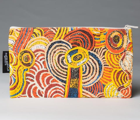 Cotton Zip Bag by Nora Davidson