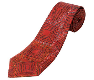 Silk Tie by Aboriginal Artist Gloria Gill Valuezy