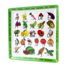 Educational Plates Children Kids learn while they eat alphabet letters Valuezy Australia