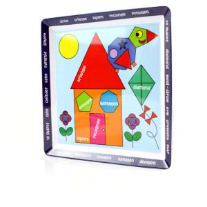 Educational Plates Children Kids learn while they eat blue shapes Valuezy Australia