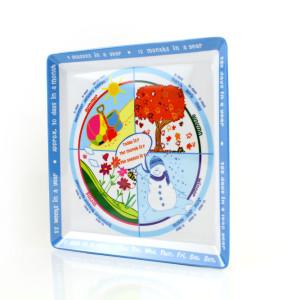 Educational Plates Children Kids learn while they eat Seasons Valuezy Australia