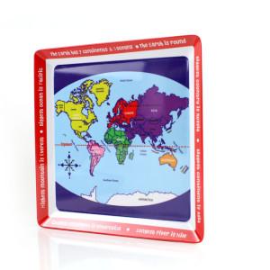 Educational Plates Children Kids learn while they eat  World map Valuezy Australia
