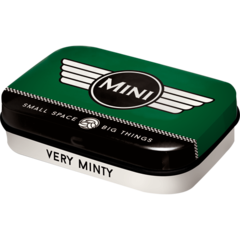 Nostalgic Storage Tin - Mint Box Mini Cooper Logo Valuezy