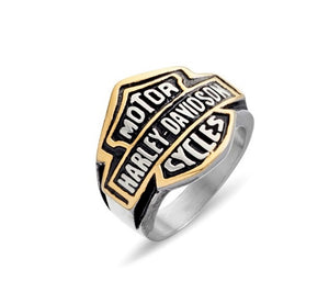 Blaze Gold Steel Harley Davidson Ring valuezy australia