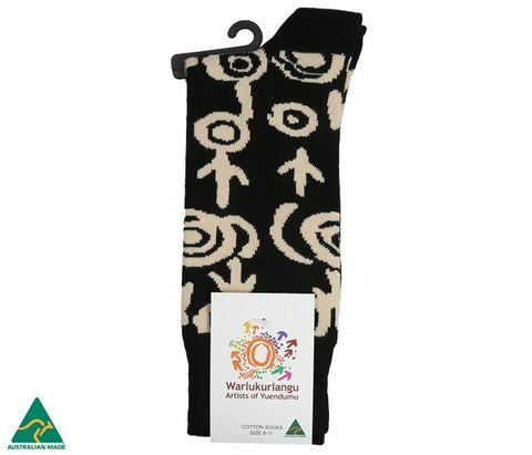 Socks by Aboriginal Artist Paddy Stewart Valuezy
