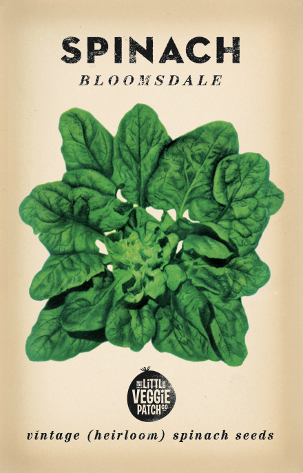 Heirloom Seeds - Spinach 'Bloomsdale'