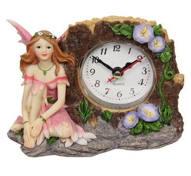 Fairy Clock - Pink