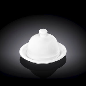 Wilmax Fine Porcelain Butter Dish 9.5cm Dia Valuezy Australia