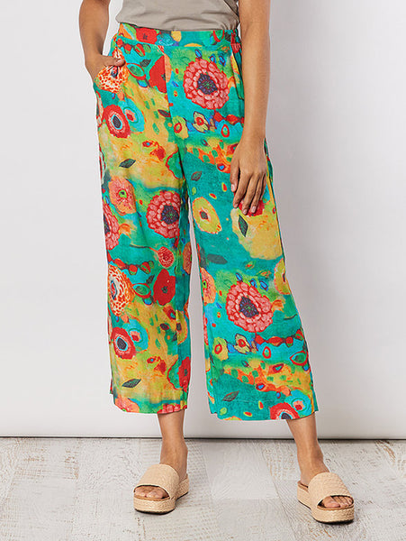 Floral print pant multi colour Valuezy