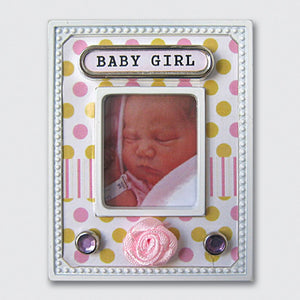 Photo Frame Magnet Mini - Baby Girl