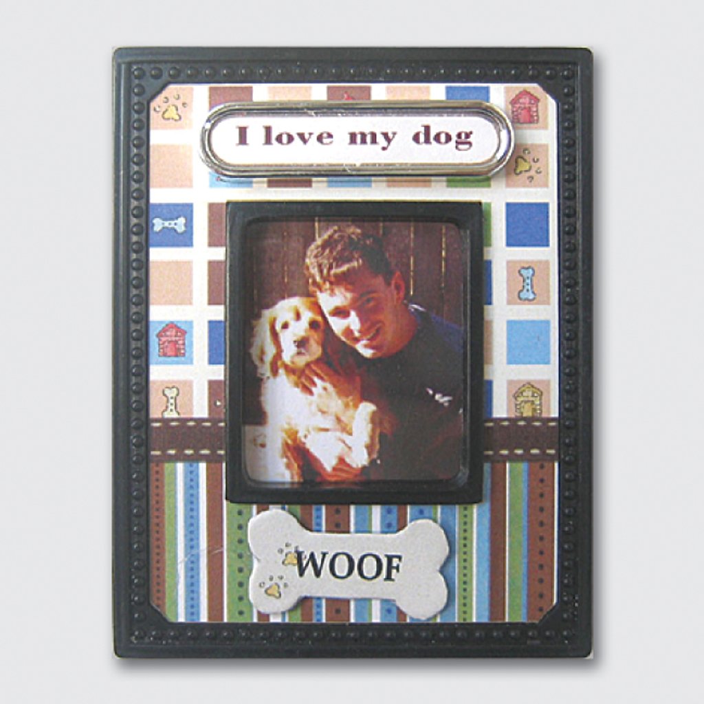 Photo Frame Magnet Mini - I Love My Dog