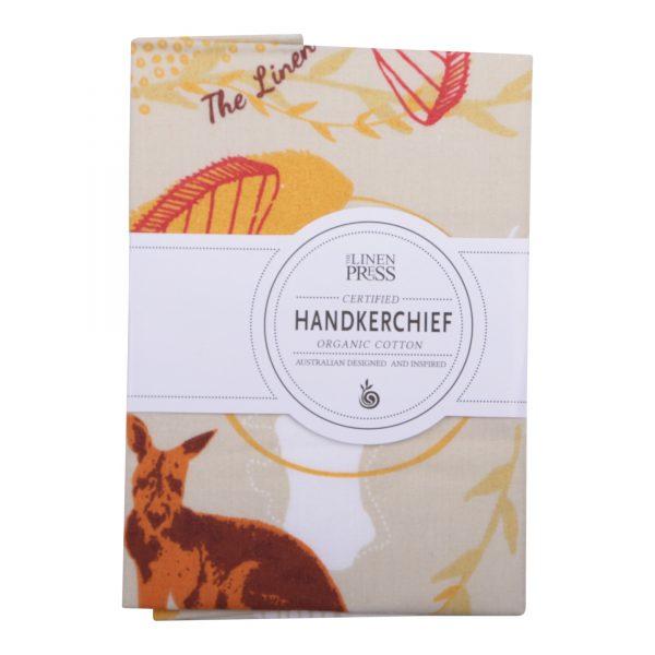 Handkerchief - Kangaroo Organic Cotton Valuezy Australia