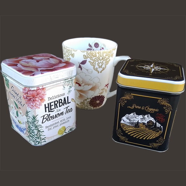 Nostalgic Storage Tin - Herbal Blossom Tea